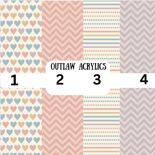 Boho Pastel Color Vinyl