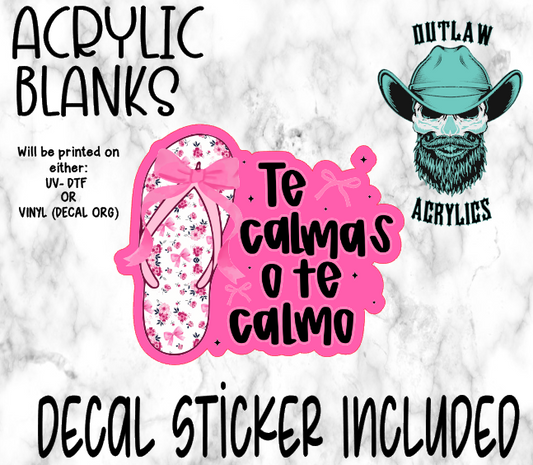 The Shoe Acrylic & Decal Set