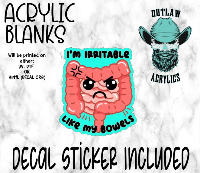 I B Mad Acrylic & Decal Set