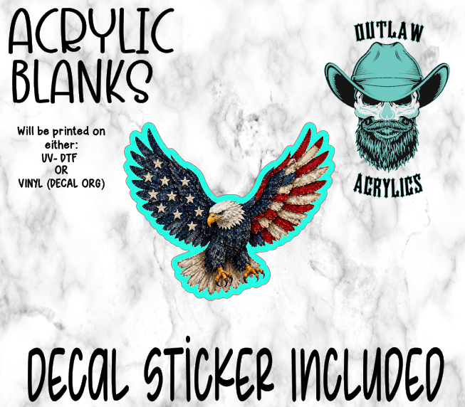 American Eagle B Acrylic & Decal Set