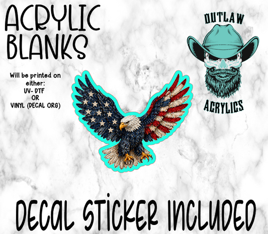 American Eagle B Acrylic & Decal Set