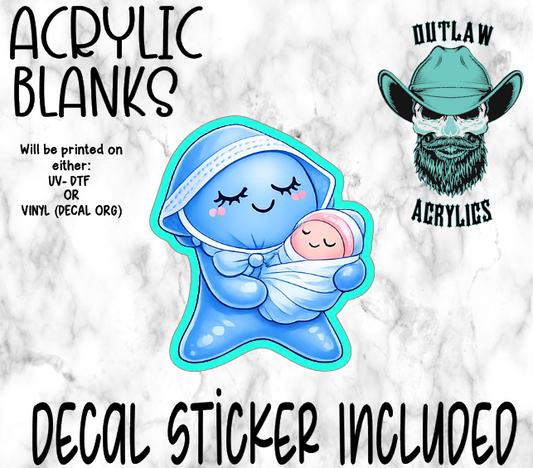 Glove Buddy Baby Nurse Acrylic & Decal Set