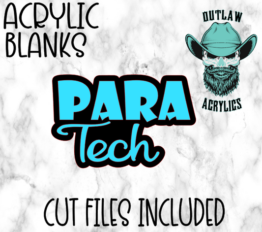 Para Tech Badge Reel Acrylic