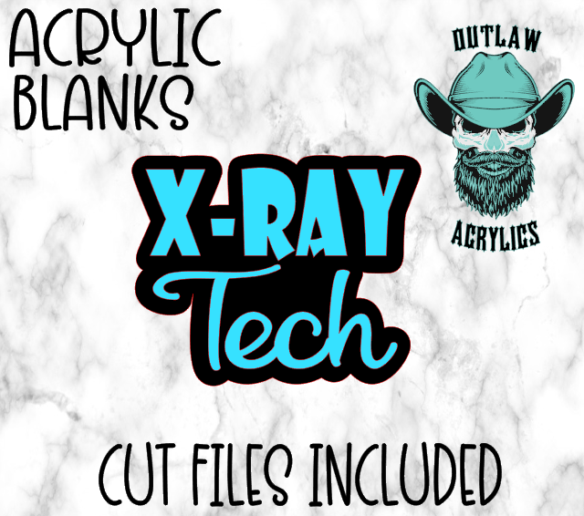 X-Ray Tech Badge Reel Acrylic