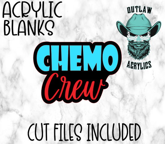 Chemo Crew Badge Reel Acrylic
