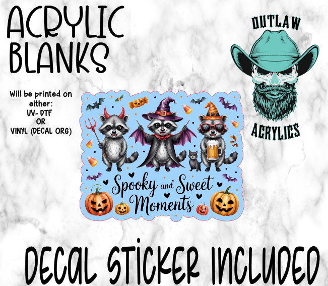 Spooky & Sweet Moments Acrylic & Decal Set