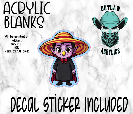 Summer Drac Acrylic & Decal Set