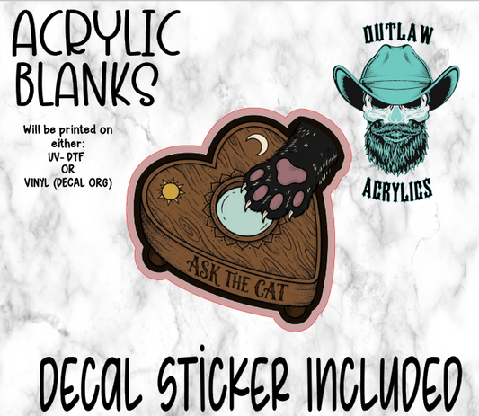Ask The Cat Acrylic & Decal Set