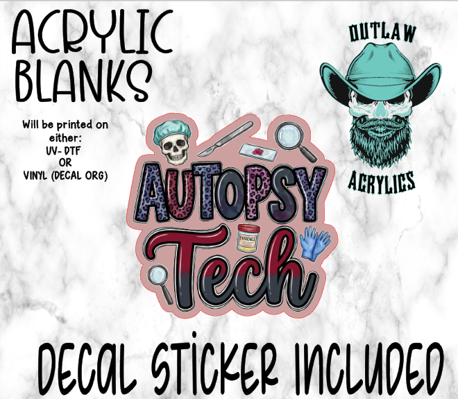 Autopsy Tech Acrylic & Decal Set