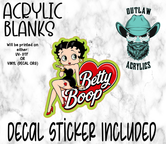 Lady B Acrylic & Decal Set