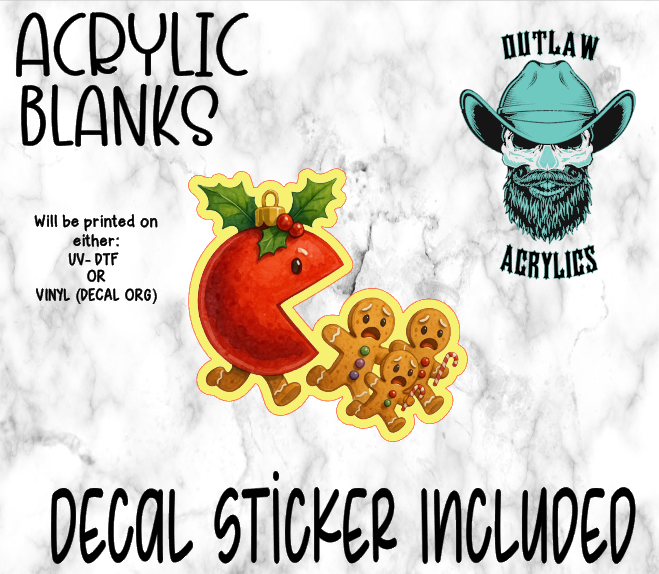 Christmas Pac Acrylic & Decal Set