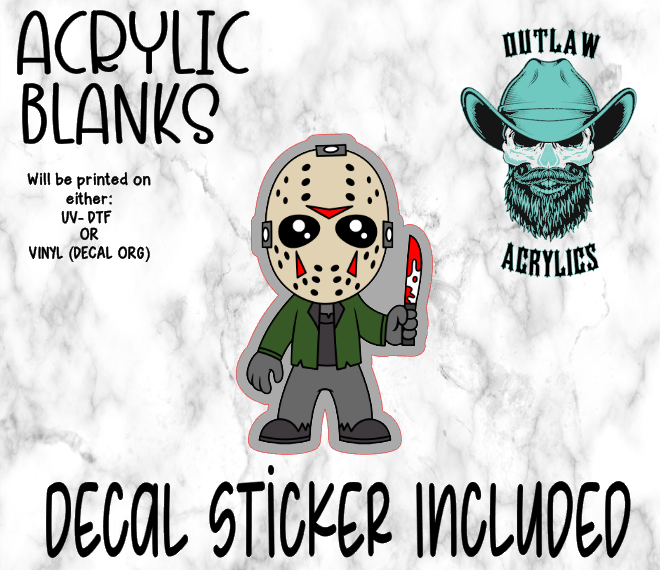 Chibi Jasen Acrylic & Decal Set