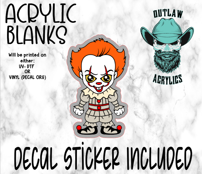Chibi Penny Acrylic & Decal Set
