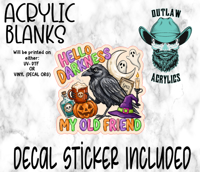 Halloween Darkness Acrylic & Decal Set