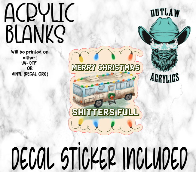 Shit Full Acrylic & Decal Set