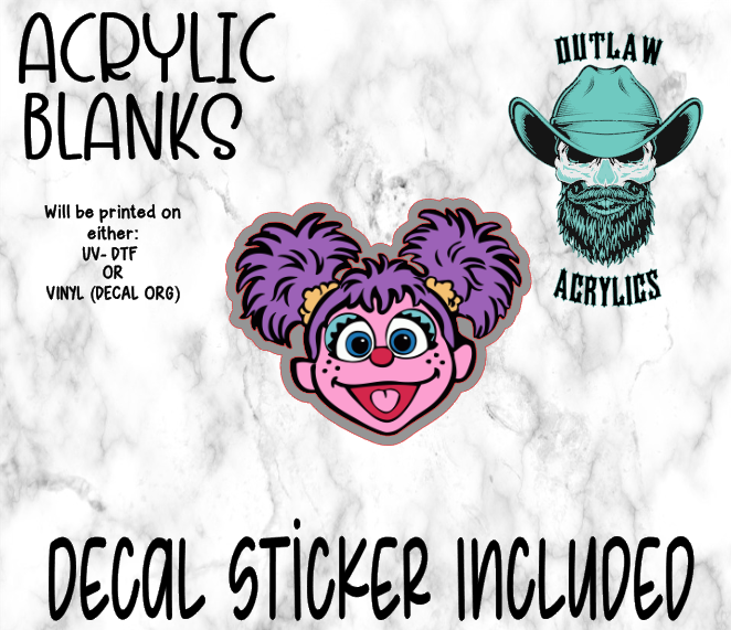 Abby Acrylic & Decal Set