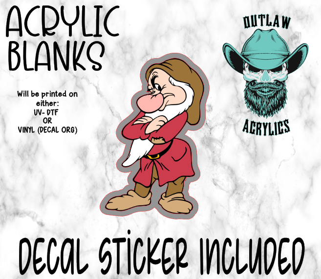 Im Grump Acrylic & Decal Set