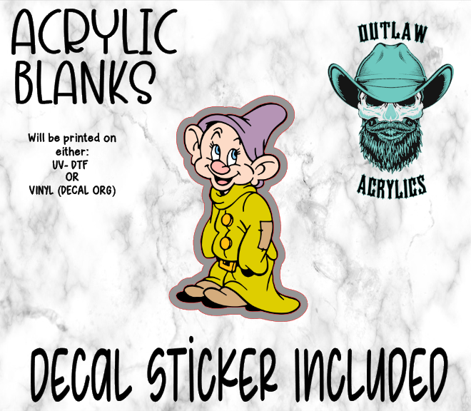 Im Dope Acrylic & Decal Set