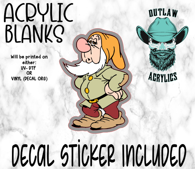 Im Sneeze Acrylic & Decal Set