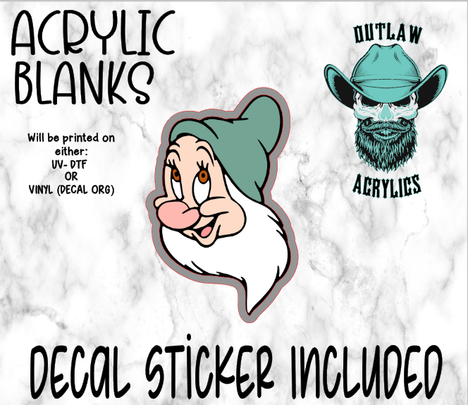 Bash Face Acrylic & Decal Set