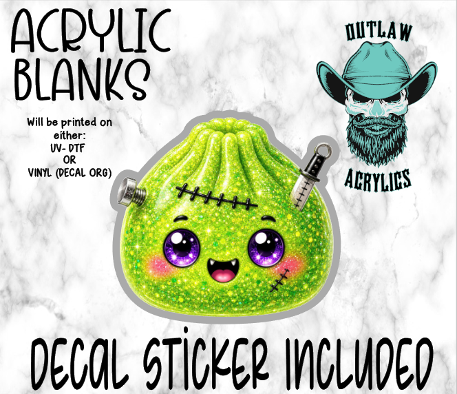 Frank Glitter Dump Acrylic & Decal Set