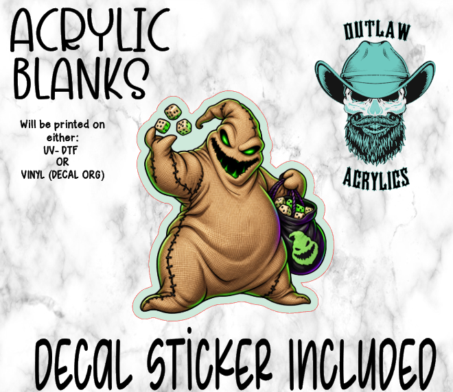 Lets Boogie Acrylic & Decal Set
