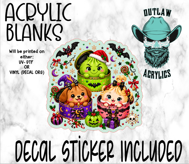 Green Dump & Friends Acrylic & Decal Set