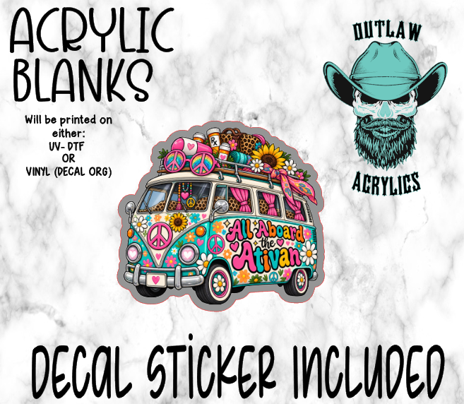 Ativan Bus Acrylic & Decal Set