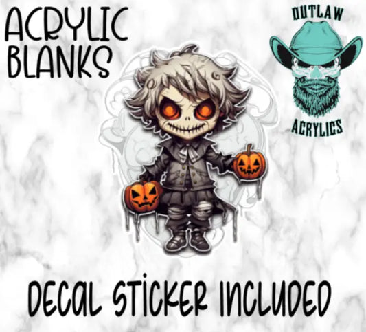 Edward Halloween Acrylic & Decal Set - Outlaw Acrylics