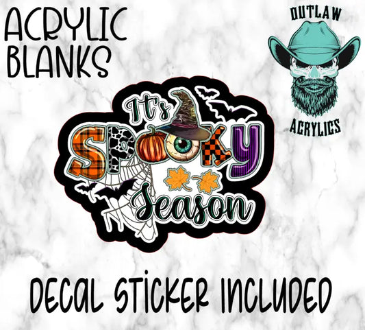 Spooky Season Acrylic & Decal Set - Outlaw Acrylics