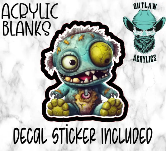 Sitting Crazy Mutant Acrylic & Decal Set - Outlaw Acrylics